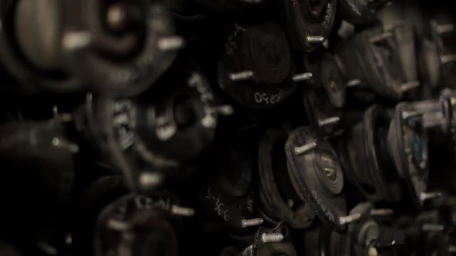 Used car spare parts warehouse