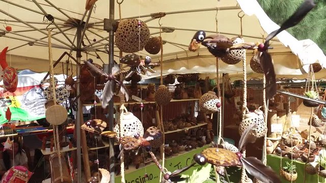 march&eacute; forain ile de la r&eacute;union oiseau vance 