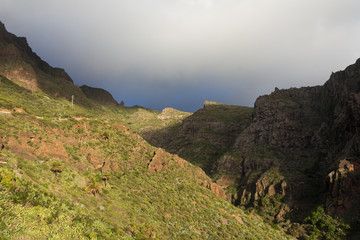 Tenerife mountains landscape. Canary Islands