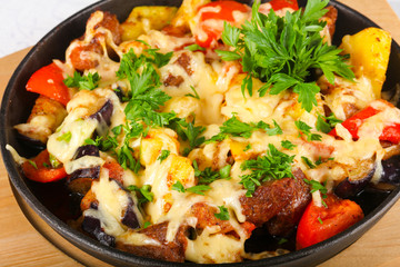 Pork with vegetables