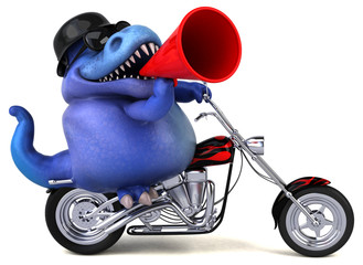 Fun trex - 3D Illustration © Julien Tromeur