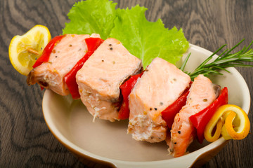 Salmon Skewer