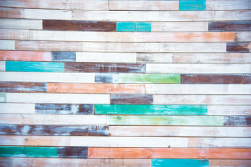 Beautiful vintage background with old painted boards