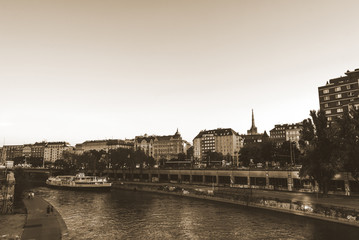 Fototapeta premium Vienna street Austria