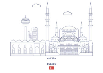 Ankara City Skyline, Turkey