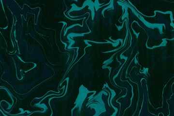 Suminagashi marble texture hand painted with black ink. Digital paper 1817 performed in traditional japanese suminagashi floating ink technique. Incredible liquid abstract background. - obrazy, fototapety, plakaty