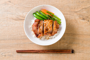 teriyaki chicken rice bowl