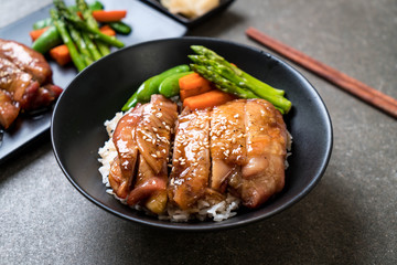 teriyaki chicken rice bowl