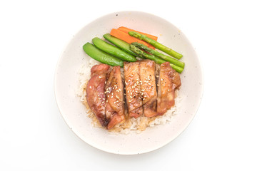teriyaki chicken rice bowl