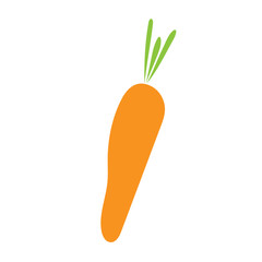 Carrot icon vector illustration