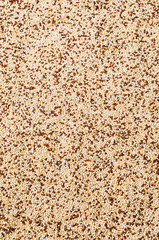 Dry seeds mixed quinoa