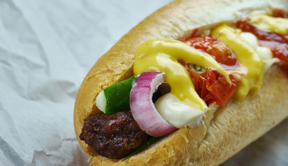 Sonoran hot dog