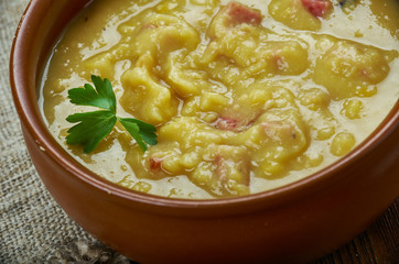 Rustic Nordic Pea Soup