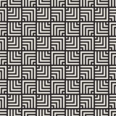 Vector seamless lines mosaic pattern. Modern stylish abstract texture. Repeating geometric tiles