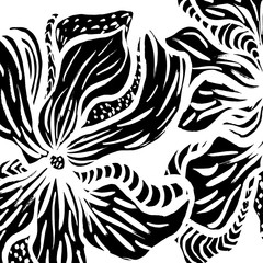 Obraz premium Brush stroke pattern. Watercolor.