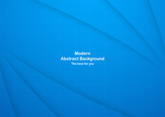Fototapeta premium Blue abstract background with copy space for text. Modern template design for cover, web banner, screen and magazine.