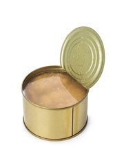 Opened tin can