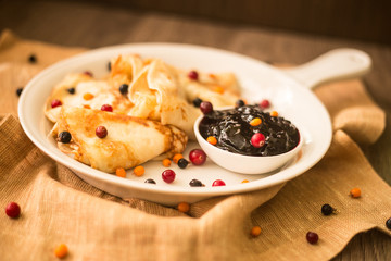 Tasty breakfast meal