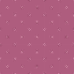 Pink quatrefoil lattice pattern.
