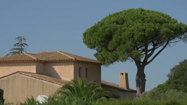 Mediterranean house's rooftop