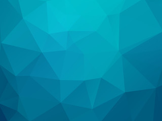 Fototapeta na wymiar abstract blue green triangles background