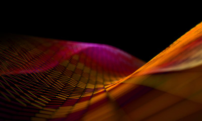 Fondo abstracto de ciencia y tecnología.Maya o red y patrón de lineas.
