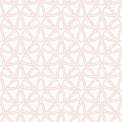 Fototapeta premium Seamless vector pink ornament. Modern background. Geometric modern pattern