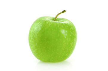 Green apple isolated on white background