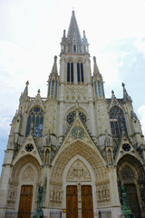 Fototapeta na wymiar une église dans le centre ville de Nancy 