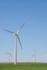 Fototapeta premium Wind energy concept