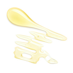 Honey isolated on white background