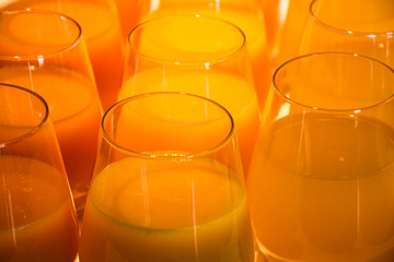 Fresh orange juice in the glass © Newleks
