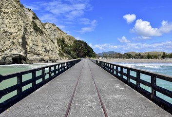 Obraz premium Tolaga Bay Wharf, New Zealand's longest pier