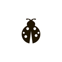 ladybug icon. flat design