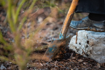 Gartenarbeit im Fr&uuml;hling