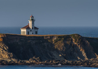 Cape Arago Lighthouse Perched Atop a Cliff