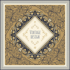 Ornate vintage decorative design