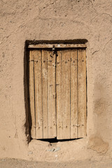 Naklejka premium An Old Door in Khusf, Khorasan, Iran