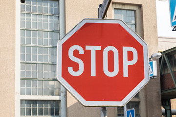 stop sign traffic