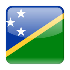 Solomon Islands Flag Vector Square Icon