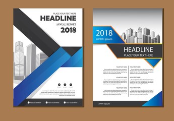 Vector flyer, corporate business, flyer, brochure design, annual report and cover presentation with simple modern design template. EPS 10