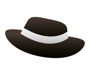 hat for men accessory vector illustration design
