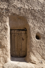 Naklejka premium An Old Door in Khusf, Khorasan, Iran