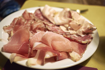 Assorted cold cuts