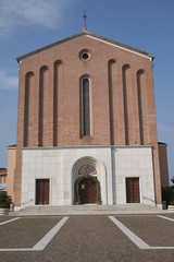 Postioma, Italy - March 26, 2018 : San Giorgio Martire church