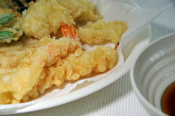 天婦羅盛り合わせ