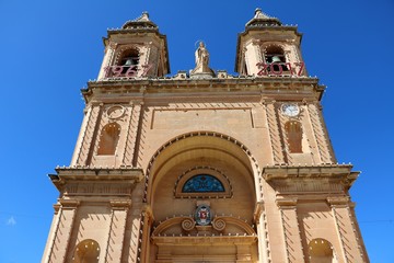 Fototapeta premium Our lady of Pompei Church in Marsaxlokk, Malta