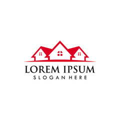 premium Real estate logo template. home house building vector. colorful logo