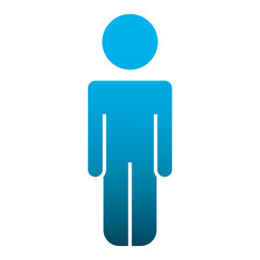 pictogram male avatar character vector illustration design