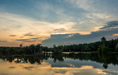 twilight at the lake 